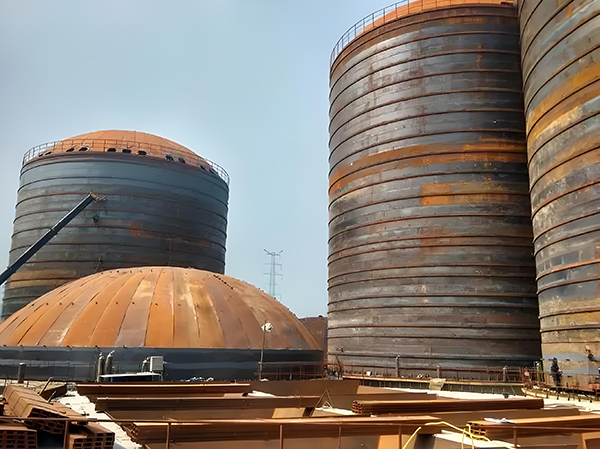 宁南焦粉钢板仓